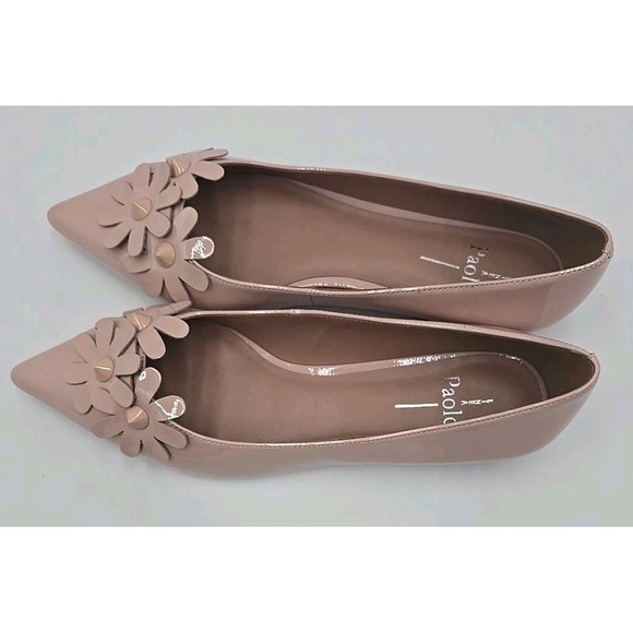Linea Paolo Womens Sandal Flower Pointed 10 Blush Cottagecore Coquette Flats - Picture 4 of 9